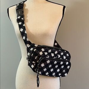 Lug Hitch Classic Belt Bag in Gingham Black